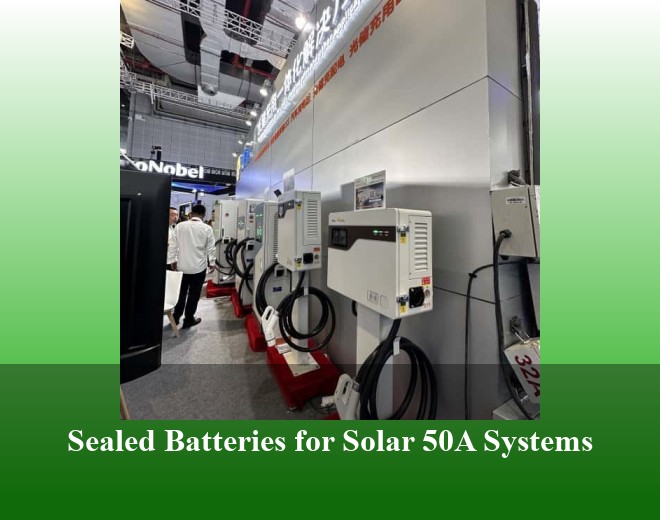 Sealed Batteries for Solar 50A Systems